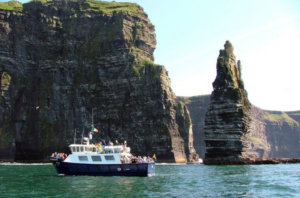 From Dublin: Boat Tour to the Cliffs of Moher & Aillwee Cave